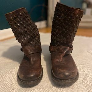 Frye Moto Boots